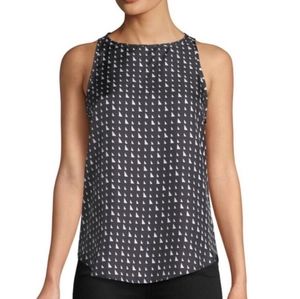 MOVING SALE Theory silt triangle pattern top